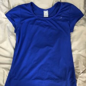 Blue Adidas sports top